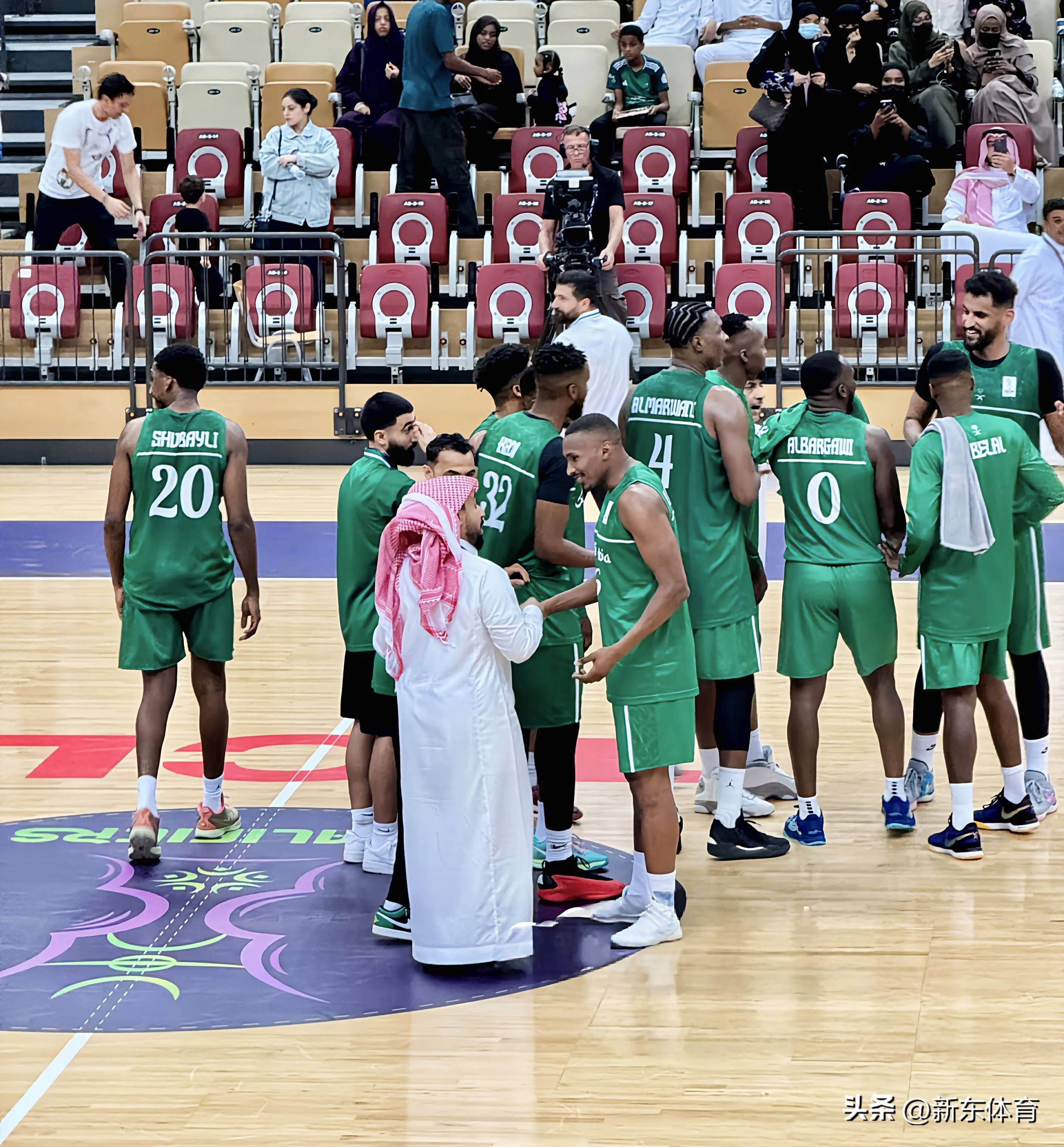 沙特队在比赛中展现出众表现